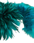 Rooster Saddle Hackle Furnace Strung 2 inch strip