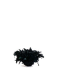 Rooster Coque Tails Natural Black Iridescent Strung 6 inch strip