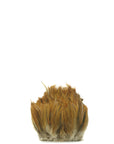 Rooster Furnace Hackle Strung 2in strip