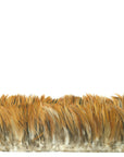 Rooster Furnace Hackle Strung 2in strip