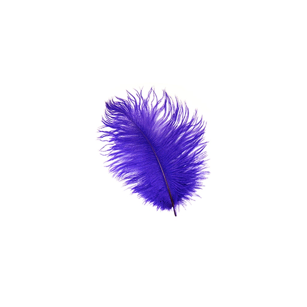 Ostrich Drab Feather Small 1 pc – MarabouBrothers