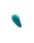 Ostrich Drab Feather Small 1 pc