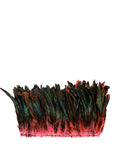 Rooster Coque Tails Colorful Iridescent Strung 6 inch strip