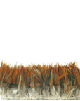 Rooster Saddle Hackle Furnace Strung 2 inch strip