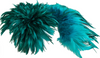 Rooster Saddle Hackle Furnace Strung 2 inch strip