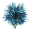 Rooster Saddle Hackle Furnace Strung 2 inch strip