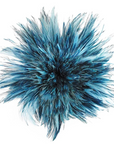 Rooster Saddle Hackle Furnace Strung 2 inch strip