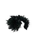 Rooster Coque Tails Natural Black Iridescent Strung  6 inch strip