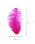 Medium Ostrich Drab Feather 1 pc